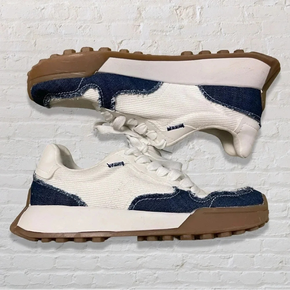 Zara Denim Running Trainers - Picture 2 of 7
